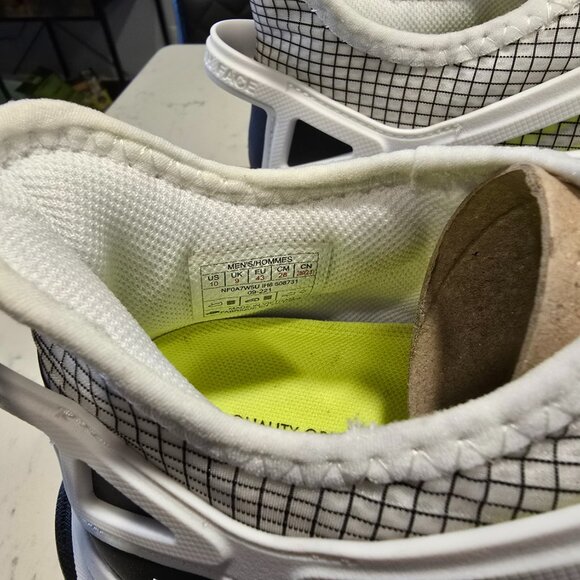 NEW The North Face Oxeye Tech Shoes White/ Led Yellow NIB Mens 10 Trail Running - Picture 3 of 10